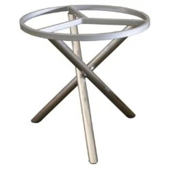 Zebra Mikado Gartentisch-Gestell Ø90cm Edelstahl