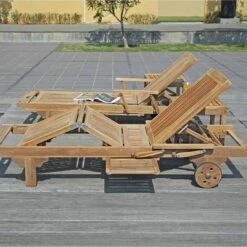 Zebra Mentor Gartenliege Teak Natur 7 Zebra Mentor Gartenliege Teak Natur -Garten Und Außenbereich 720041 3