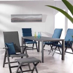 Best Larino Klappsessel Aluminium/Textilene Anthrazit Matt -Garten Und Außenbereich 804895 2