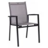 Stern New Levanto Stapelsessel Aluminium/Textilene Anthrazit/Silber