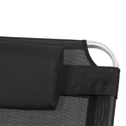 Siena Garden Sole Gartenliege Aluminium/Textilene Silber/Schwarz -Garten Und Außenbereich 891971 4