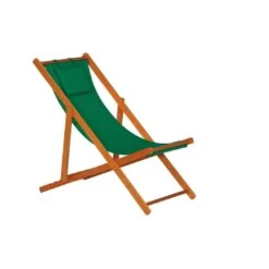 Siena Garden Faro Beach-Liegestuhl Holz/Textilene Grün -Garten Und Außenbereich 892004 8