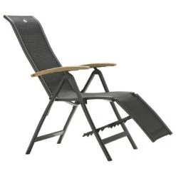 Hartman Alice Komfort-Relaxsessel Aluminium/Textilene Mit Teak-Armlehnen Xerix -Garten Und Außenbereich 923992 5