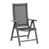 Zebra Fly Klappsessel Aluminium/Textilene Graphit/Carbon Grey -Garten Und Außenbereich 994029 1