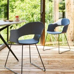 Best Beyond Sister Su Kufensessel Stahl/Horizon Anthrazit/Humo -Garten Und Außenbereich best beyond sister su kufensessel stahl horizon 1380723 3