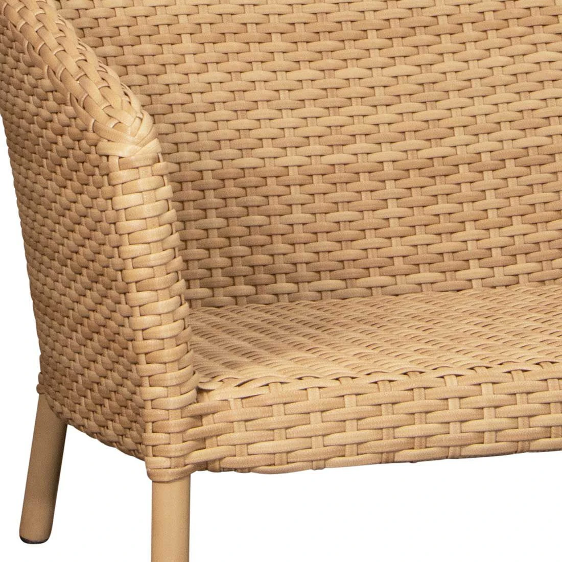 Cane-Line Ocean Gartensofa 155cm Alu/Geflecht/Polypropylen Dark Grey/Natur 5 Cane-Line Ocean Gartensofa 155cm Alu/Geflecht/Polypropylen Dark Grey/Natur – Bild 3