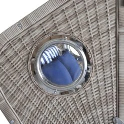 DeVries Greenline 175XL Strandkorb Akazie/Geflecht Des.743 Antique Weiß -Garten Und Außenbereich devries greenline 175xl strandkorb akazie geflecht des 743 antique weiss 1246039 6