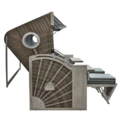 DeVries Pure Seaside L Strandkorb Geflecht/Pinienholz 444 Ice Flower 9 DeVries Pure Seaside L Strandkorb Geflecht/Pinienholz 444 Ice Flower -Garten Und Außenbereich devries pure seaside xl aluminium pinienholz 444 ice flower 1269689 3