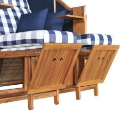 DeVries Trend 45 Strandkorb Akazie/Geflecht Des.743 Walnuss -Garten Und Außenbereich devries trend 45 strandkorb akazie geflecht des 743 walnuss 1245984 3