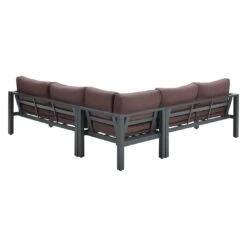 Garden Impressions Bianca Ecklounge Aluminium/Polyester Carbon Black/Copper -Garten Und Außenbereich garden impressions bianca loungeecke aluminium polster 1350000 3