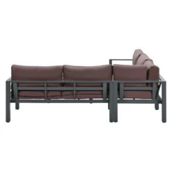 Garden Impressions Bianca Ecklounge Aluminium/Polyester Carbon Black/Copper -Garten Und Außenbereich garden impressions bianca loungeecke aluminium polster 1350000 5