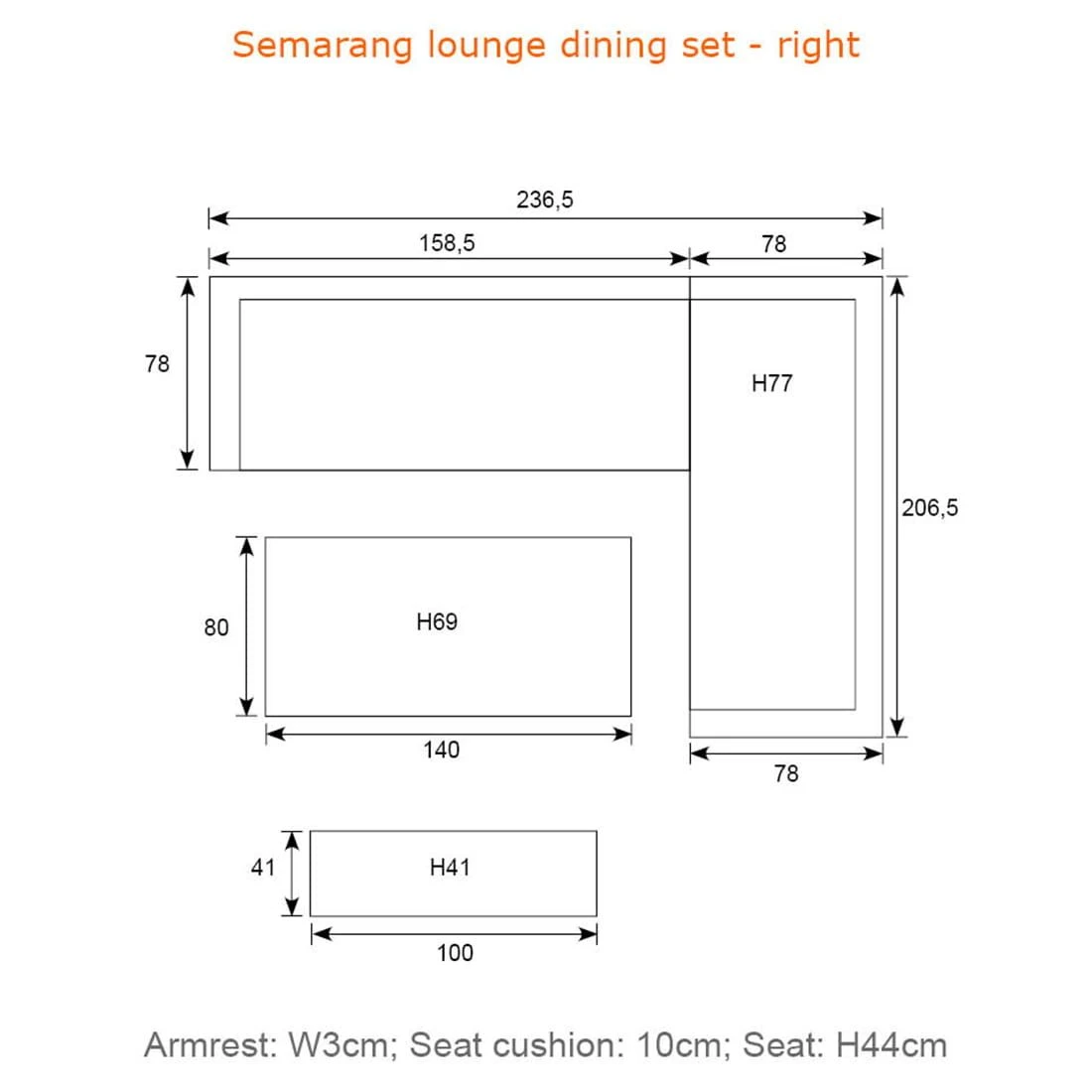 Garden Impressions Semarang Dininglounge Aluminium/Rope Carbon Black/Mystic Grey 8 Garden Impressions Semarang Dininglounge Aluminium/Rope Carbon Black/Mystic Grey – Bild 6
