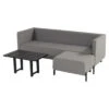 Hartman Dion Loungeset Inkl. Loungetisch 80x50cm Black/Mid Grey