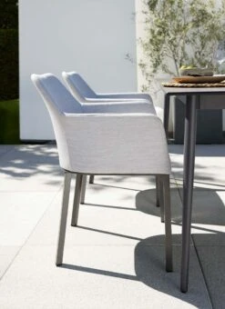 Interliving 7003 Diningstuhl Aluminium/Acryl Anthrazit/Grau -Garten Und Außenbereich interliving nomen diningstuhl aluminium polster 1447955 5