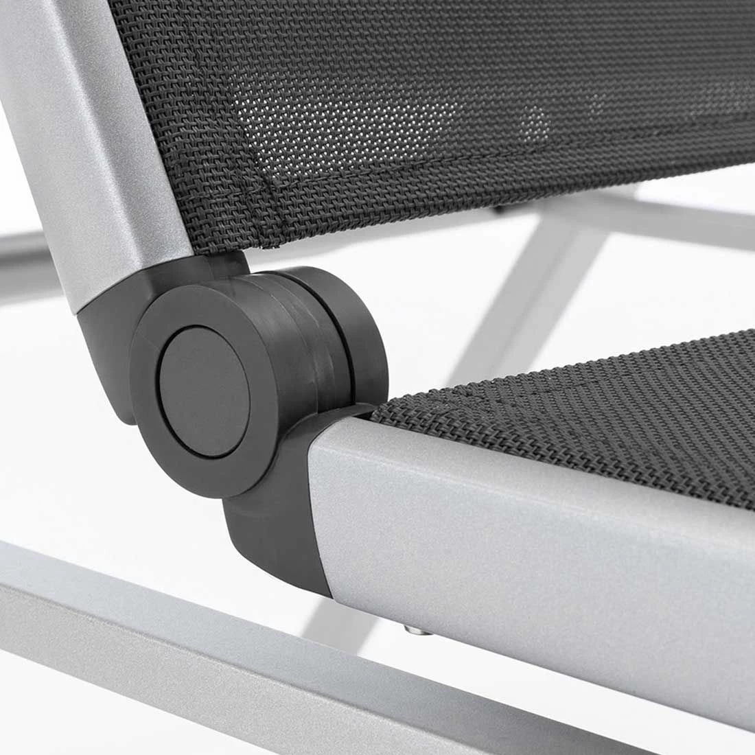 Kettler Basic Plus Gartenliege Aluminium/Textilene Silber/Anthrazit 12 Kettler Basic Plus Gartenliege Aluminium/Textilene Silber/Anthrazit – Bild 10