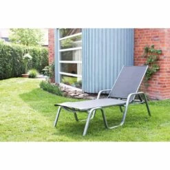 Kettler Basic Plus Gartenliege Aluminium/Textilene Silber/Anthrazit 14 Kettler Basic Plus Gartenliege Aluminium/Textilene Silber/Anthrazit -Garten Und Außenbereich kettler basicplus stapelliege silber anthrazit 0301214 0000 2
