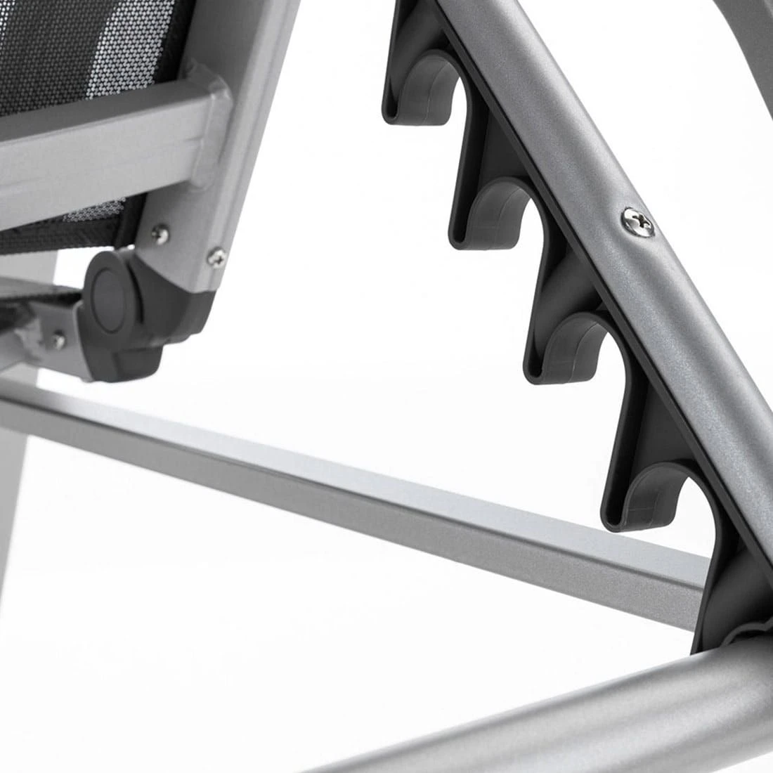 Kettler Basic Plus Gartenliege Aluminium/Textilene Silber/Anthrazit 10 Kettler Basic Plus Gartenliege Aluminium/Textilene Silber/Anthrazit – Bild 8