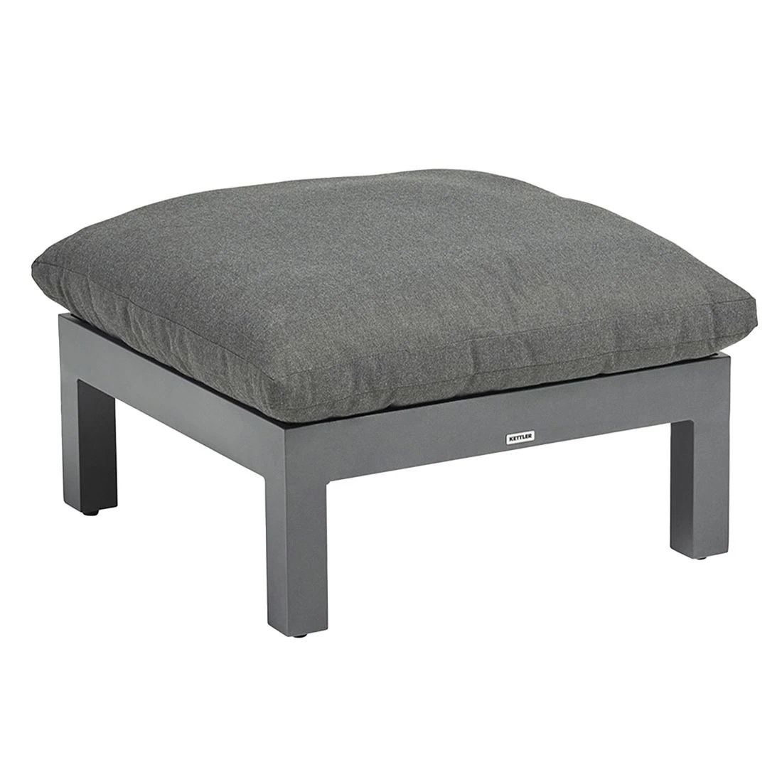 Kettler Comfort Hocker Aluminium/Agora Anthrazit Matt/Graphite 4 Kettler Comfort Hocker Aluminium/Agora Anthrazit Matt/Graphite – Bild 2