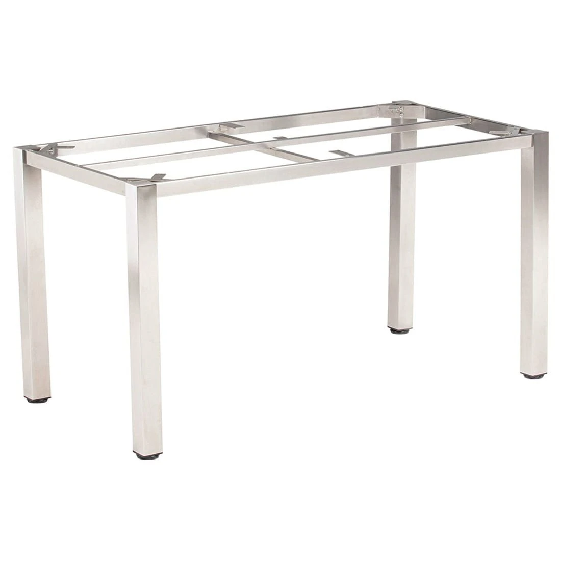 Kettler Cubic Gartentisch-Gestell 140x70x72 Cm Edelstahl Silber Matt 3 Kettler Cubic Gartentisch-Gestell 140x70x72 Cm Edelstahl Silber Matt