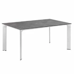 Kettler Diamond Gartentisch 160x95cm Aluminium/HPL Silber/Anthrazit