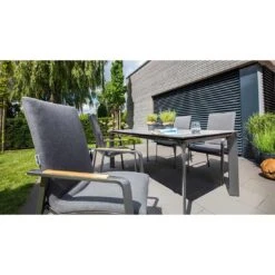Kettler Diamond Gartentisch-Gestell 160x95 Cm Aluminium Anthrazit -Garten Und Außenbereich kettler diamond tischgestell 160x95 cm edelstahl anthrazit 1183647 2