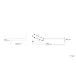 Kettler Ego Gartenliege Aluminium/Sunbrella® Anthrazit/Sooty -Garten Und Außenbereich kettler ego gartenliege aluminium sunbrellar 1438220 8