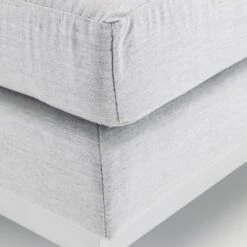 Kettler Ego Modular Ecklounge 7tlg. Sunbrella Silber/Hellgrau Meliert -Garten Und Außenbereich kettler ego modular loungeecke 7tlg aluminium sunbrella 13