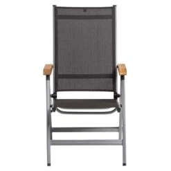 Kettler Granada Klappsessel Aluminium/Textilene Silber/Anthrazit -Garten Und Außenbereich kettler granada klappsessel aluminium textilene 3