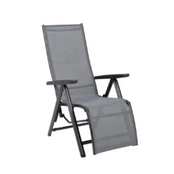 Kettler Cirrus Relaxsessel Aluminium/Textilene Anthrazit/Anthrazit-Grau -Garten Und Außenbereich kettler hks cirrus relaxsessel aluminium textilen anthrazit anthrazit grau 1