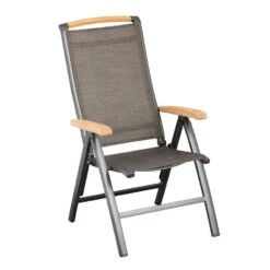 Kettler Memphis Klappsessel Aluminium/Textilene Mit Teak-Armlehnen Anthrazit/Bronze 16 Kettler Memphis Klappsessel Aluminium/Textilene Mit Teak-Armlehnen Anthrazit/Bronze -Garten Und Außenbereich kettler memphis klappsessel alu textilen anthrazit bronze 1