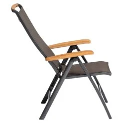 Kettler Memphis Klappsessel Aluminium/Textilene Mit Teak-Armlehnen Anthrazit/Bronze 20 Kettler Memphis Klappsessel Aluminium/Textilene Mit Teak-Armlehnen Anthrazit/Bronze -Garten Und Außenbereich kettler memphis klappsessel alu textilen anthrazit bronze 5