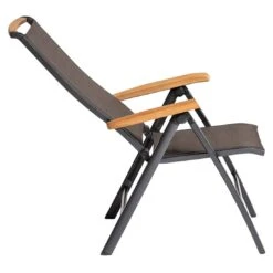Kettler Memphis Klappsessel Aluminium/Textilene Mit Teak-Armlehnen Anthrazit/Bronze 21 Kettler Memphis Klappsessel Aluminium/Textilene Mit Teak-Armlehnen Anthrazit/Bronze -Garten Und Außenbereich kettler memphis klappsessel alu textilen anthrazit bronze 6