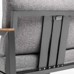 Kettler Ocean Skid Dininglounge 9-tlg. Aluminium/Olefin Anthrazit/Hellgrau Meliert -Garten Und Außenbereich kettler ocean skid dininglounge 8 tlg anthrazit hellgrau meliert 1309916 10