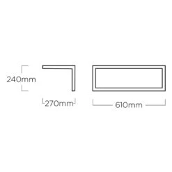 Kettler Ocean Skid Platform Ablagetisch 61x27x24cm Aluminium Anthrazit/Hellgrau Meliert -Garten Und Außenbereich kettler ocean skid platform ablagetisch 61x27x24cm alu 1368986 9