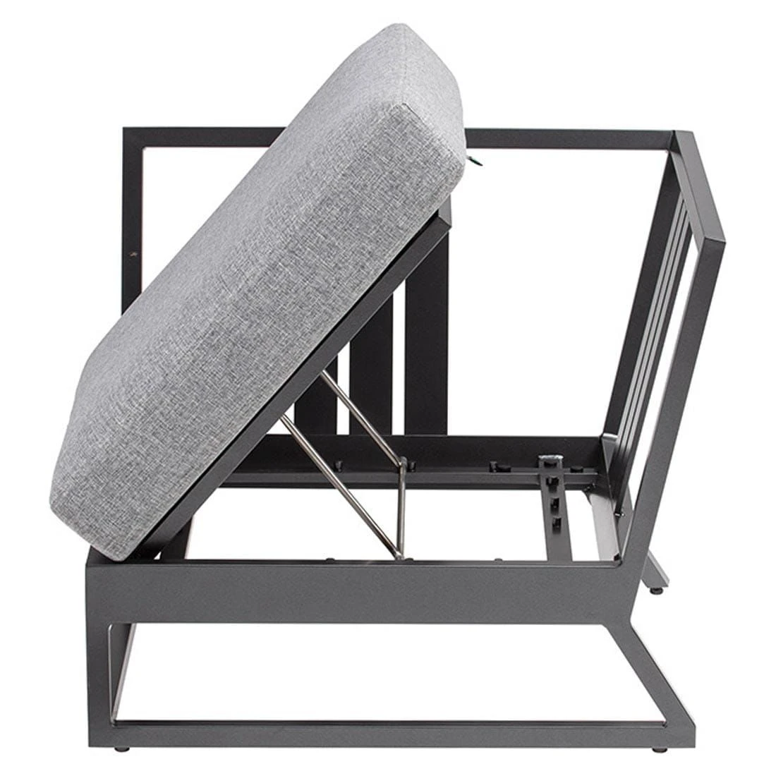 Kettler Ocean Skid Platform Eck-/Endmodul Aluminium/Olefin Anthrazit/Hellgrau Meliert 12 Kettler Ocean Skid Platform Eck-/Endmodul Aluminium/Olefin Anthrazit/Hellgrau Meliert – Bild 10