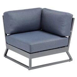 Kettler Ocean Skid Platform Gartensofa Aluminium/Agora Anthrazit Matt/Brisa -Garten Und Außenbereich kettler ocean skid platform gartensofa aluminium acryl 1485003 4