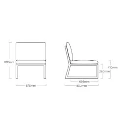 Kettler Ocean Skid Platform Loungeset Aluminium/Agora Anthrazit Matt/Brisa -Garten Und Außenbereich kettler ocean skid platform loungeset aluminium agora 1491779 9