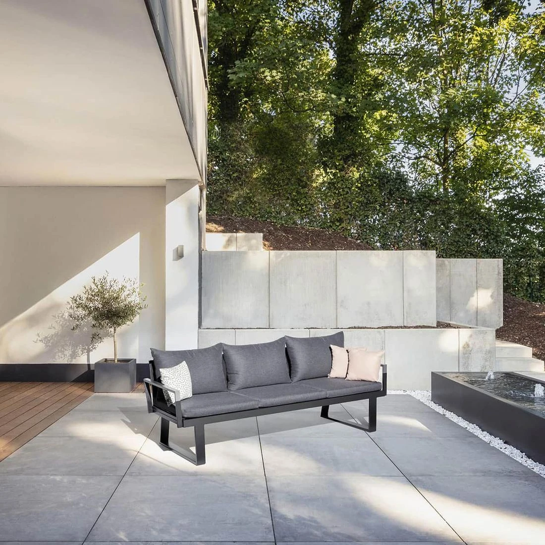 Kettler Rasmus Modular Gartensofa Aluminium/Polyester Anthrazit/Graphit 11 Kettler Rasmus Modular Gartensofa Aluminium/Polyester Anthrazit/Graphit – Bild 9