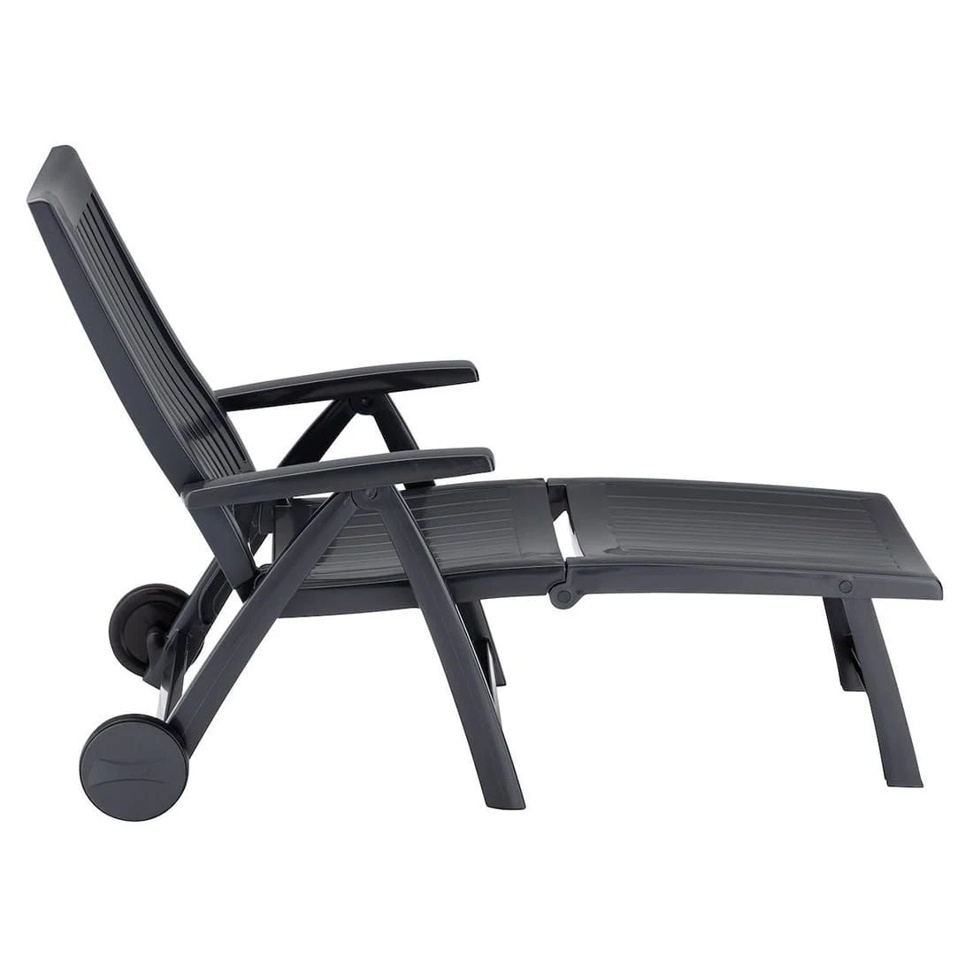 Kettler Roma Gartenliege Kunststoff Anthrazit 5 Kettler Roma Gartenliege Kunststoff Anthrazit – Bild 3