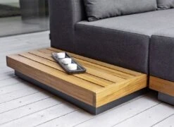 Kettler Royal Platform Loungebank Aluminium/Teak/Sunbrella Anthrazit/Sooty -Garten Und Außenbereich kettler royal platform loungebank aluminium teak sunbrella 1438275 10