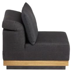 Kettler Royal Platform Mittelmodul Aluminium/Teak/Sunbrella Anthrazit/Sooty -Garten Und Außenbereich kettler royal platform mittelmodul aluminium teak sunbrella 1438231 2