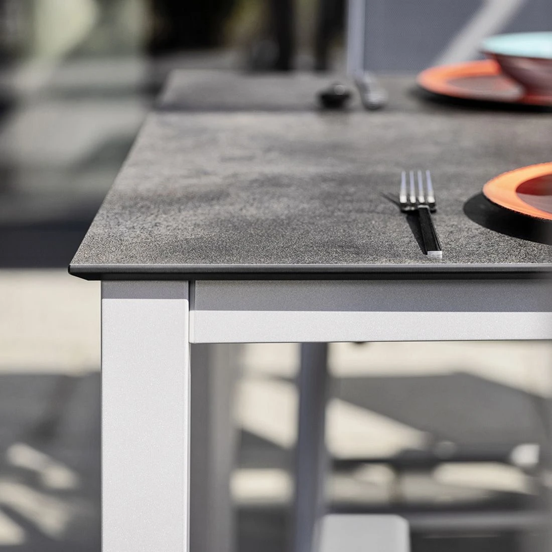 Kettler Gartentisch-Platte 220x95 Cm HPL Titanit Anthrazit 5 Kettler Gartentisch-Platte 220x95 Cm HPL Titanit Anthrazit – Bild 3