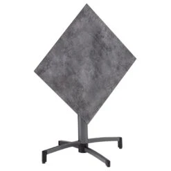 Kettler Tube Gartentisch-Platte 70x70 Cm HPL Anthrazit -Garten Und Außenbereich kettler tube hpl tischplatte 70x70 cm 1356380 2