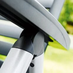 Kettler Wave Klappsessel Aluminium/Kunststoff Silber/Anthrazit -Garten Und Außenbereich kettler wave multipositionssessel silber anthrazit 0302001 0000 10