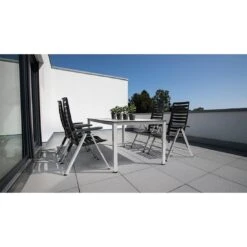 Kettler Wave Klappsessel Aluminium/Kunststoff Silber/Anthrazit -Garten Und Außenbereich kettler wave multipositionssessel silber anthrazit 0302001 0000 2