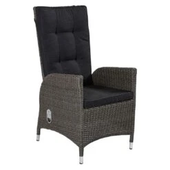 LC Garden Barcelona Gartenmöbel-Set 5-tlg. Tisch 180x90cm Grau Mix/Schwarz -Garten Und Außenbereich lc garden barcelona gartenmoebel set 5 tlg tisch 180x90cm 1495244 3