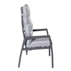 LC Garden Bondino II Gartensessel Aluminium/Polyester Anthrazit/Grau -Garten Und Außenbereich lc garden bondino ii verstellsessel aluminium polster anthrazit grau 1248129 6