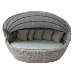 LC Garden Komido Loungeinsel Geflecht Omega Grau