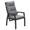 LC Garden Sondrino Gartenstuhl Aluminium/Polyester Schwarz Matt/Grau -Garten Und Außenbereich lc garden sondrino gartenstuhl aluminium polyester 1432962 1