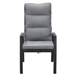 LC Garden Sondrino Gartenstuhl Aluminium/Polyester Schwarz Matt/Grau -Garten Und Außenbereich lc garden sondrino gartenstuhl aluminium polyester 1432962 4